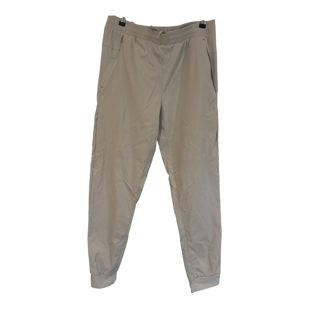 Soybu‎ Mens Commuter Joggers Light Gray Stretch Nylon Athletic Pants Size Medium